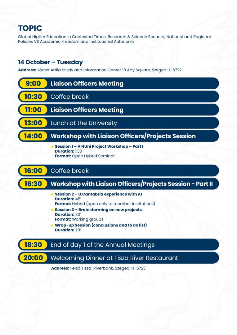 SGroup Annual Meetings - 14-16 October 2025