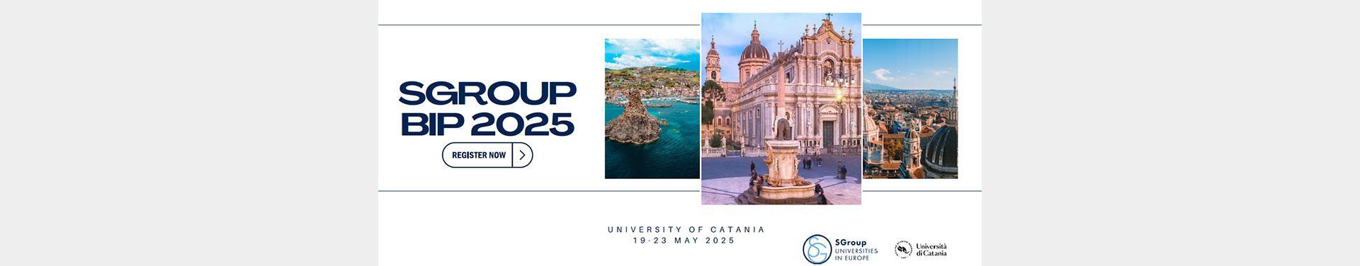 SGroup BIP 2025 - University of Catania, 19-23 May 2025